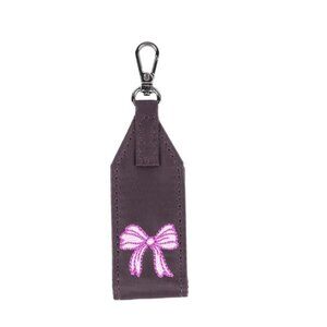Lug Love Oversized Puller with Clasp Plum with Embroidered Bow